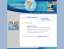Tablet Screenshot of phacotraining.com